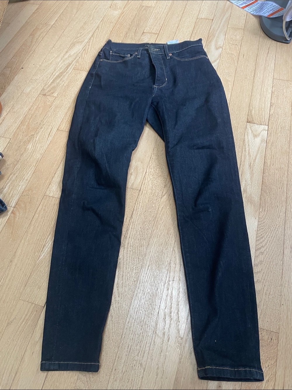 Banana Republic Women's Slim Straight Dark Blue Jeans